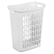 Mainstays Rectangular Open Plastic Hamper, for Narrow Spaces, White, Adult - Brands For Less USA