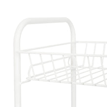 Mainstays Rolling 4-Tier Metal Laundry Basket Cart, White, Adult - Brands For Less USA
