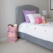 Mainstays Pop-Up Spiral Polyester Laundry Hamper, Pink, Adult - Brands For Less USA