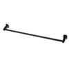 Mainstays 24-inch Square Wall Mount Towel Bar Matte Black Finish with Hardware