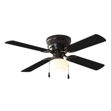 Mainstays42inchHuggerIndoorCeilingFanwithLightKit_Black_4Blades_ReverseAirflow - Brands For Less USA