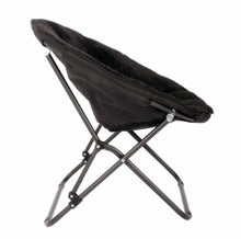 Mainstays Saucer Chair for Kids and Teens, Black