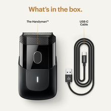 ManscapedTheHandymanCompactFoilFaceShaver_Men_sTravelElectricFacialHairGroomer_USB-CRechargeable-Black7 - Brands For Less USA