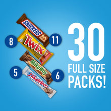 Mars Chocolate Candy Bars, Variety Pack, Full Size, 30 pk.