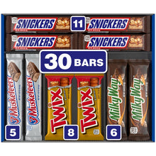 Mars Chocolate Candy Bars, Variety Pack, Full Size, 30 pk.