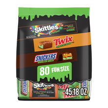 Mars Ghoulish Green, Halloween Variety Pack Candy, Fun Size, 80 pcs.