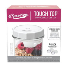 Masontops Wide-Mouth Tough Top Canning Jar Lid (4-Count) - Brands For Less USA
