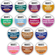 Maud's Flavored Decaf Coffee Pods Variety Pack, 80 ct,14 Assorted Roasts & Flavors, Decaf Medium Roast Coffee in Recyclable Single Serve Pods - 100% Arabica Coffee, Compatible with Keurig K Cups Make - Brands For Less USA