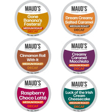 Maud's Flavored Decaf Coffee Pods Variety Pack, 24 ct, 6 Assorted Roasts & Flavors, Decaf Medium Roast Coffee in Recyclable Single Serve Pods - 100% Arabica Beans, Compatible with Keurig K Cups Maker - Brands For Less USA