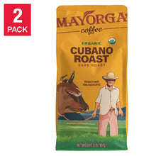 Mayorga Café Cubano Roast, USDA Organic, Dark Roast, Whole Bean Coffee, 2lb, 2-pack