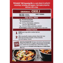 McCormick Chili Original Seasoning Mix 1.25 oz., 6 pk.