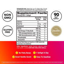 MegaRed Omega-3 Krill Oil Supplement Softgels, 500mg, 90 ct.