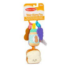 Melissa & Doug Multi-Sensory PB&J Take-Along Clip-On Infant Toy