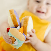 Melissa & Doug Multi-Sensory PB&J Take-Along Clip-On Infant Toy