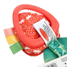 Melissa & Doug Peek-a-Boo Berry Take-Along Toy with Teether, Clip-On Stroller Toy for Baby Ages 12m+