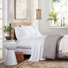 Member's Mark 300-Thread-Count 100% Organic Cotton Printed Sheet Set, Assorted Sizes - Brands For Less USA