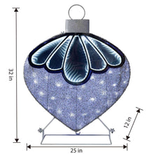 Member's Mark 32" Pre-Lit Silver Infinity Light Ornament Decor