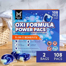 Member's Mark 5-in-1 Oxi Formula Power Pacs, 108 ct.