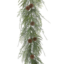 Member's Mark 9' Pre-Lit Cypress Garland with Pinecones