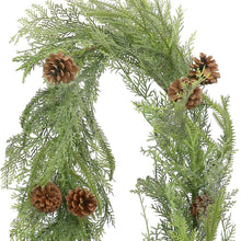 Member's Mark 9' Pre-Lit Cypress Garland with Pinecones