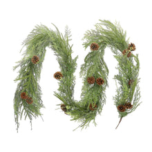 Member's Mark 9' Pre-Lit Cypress Garland with Pinecones