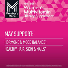 Member's Mark Advanced Women's Multivitamin Tablets, 275 ct.