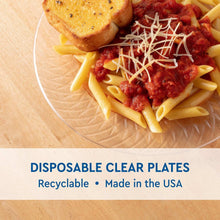 Member's Mark Clear Plastic Plates, 9" 45 ct.