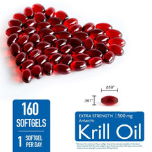 Member's Mark Extra Strength Antarctic Pure Omega-3 Krill Oil, 500 mg, 160 ct.
