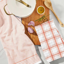 Member's Mark Plaid Leno 8 Piece Kitchen Towel Set, Choose Color