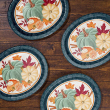Member's Mark Thanksgiving Oval Paper Plates, 10" x 12", 50 ct.