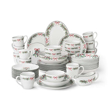 Member's Mark 53-Piece Porcelain Holiday Entertainer Set