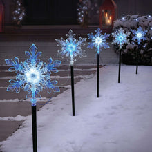 Member's Mark 5ct Snowflake Pathway LED Lights, 9' Lighted Length