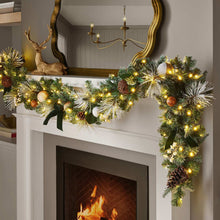 Member's Mark 9' Evergreen Pre-Lit Decorated Garland