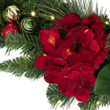 Member's Mark 9' Red Pre-Lit Decorated Garland