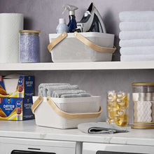 Member's Mark Basket with Wood Handles, Set of 2