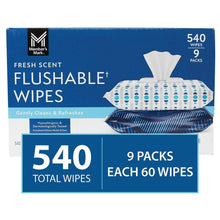 Member's Mark Flushable Wipes, Fresh Scent, 540 ct.