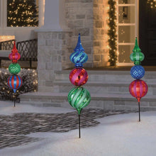 Member's Mark Jumbo Pre-Lit Shatterproof Ornament Stake Lights, Set of 3