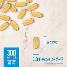 Member's Mark Omega 3-6-9 with Sustainably Sourced Tuna Oil Softgels, 300 ct.