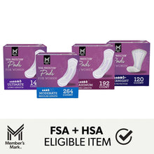 Member's Mark Total Protection Maximum Long Pads, 5 Drop, 192 ct.