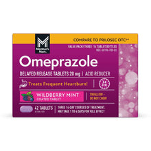 Member’s Mark Wildberry Mint Omeprazole Tablets 20 mg, 42 Count