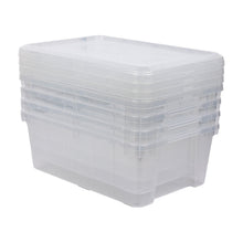 Member's Mark 13 Quart Clear Storage Containers, 10.9" D x 16.4" W x 6.4" H, 4-Pack