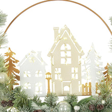 Member's Mark 24" Pre-Lit Village Wreath