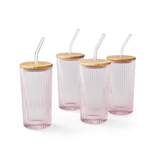 Member_sMark4-PackGlassTumblerswithBambooLids1 - Brands For Less USA