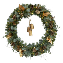 Member's Mark 48" Pre-Lit Holiday Wreath with Bells