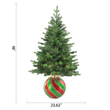 Member's Mark 4' Pre-Lit Topiary with Ornament Base