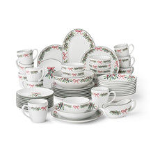 Member's Mark 53-Piece Porcelain Holiday Entertainer Set