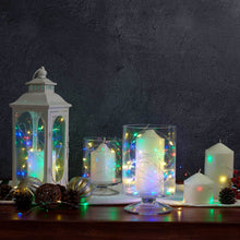 Luces LED de microalambre Member's Mark de 60 unidades, longitud iluminada de 19,5 pies, juego de 4