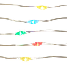 Luces LED de microalambre Member's Mark de 60 unidades, longitud iluminada de 19,5 pies, juego de 4