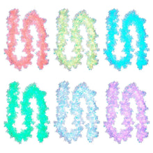 Member's Mark 9' Pre-Lit Color Changing Tinsel Garland