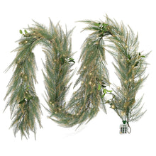 Member's Mark 9' Pre-Lit Cypress Garland with Gold Shimmer